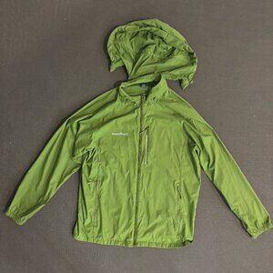 Montbell UL Stretch Wind Jacket with Detachable Hood – Green (Men’s L)